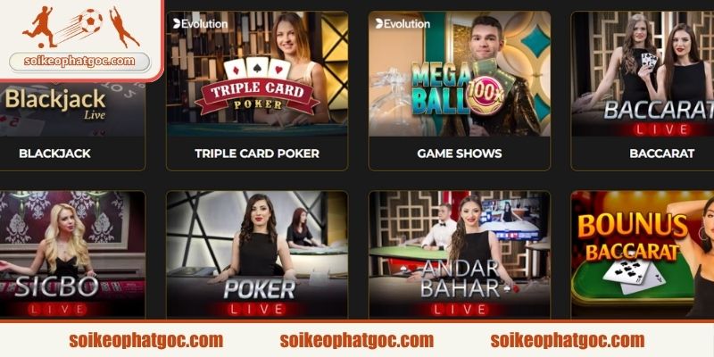 Casino trực tuyến hấp dẫn với nhiều trò kinh điển